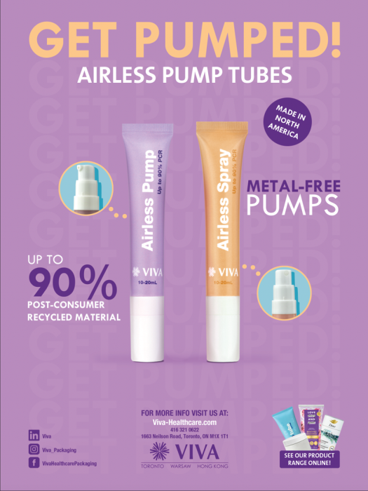 Get Pumped With Viva's All-Plastic Airless Pump Tubes!